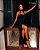 VESTIDO LONGO JERSEY CINTURA BAIXA PRETO - Imagem 1