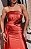 VESTIDO LONGO JERSEY TOMARA QUE CAIA DECOTE DETALHE BUSTO TRANSPASSADO TERRACOTA - Imagem 1