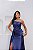 VESTIDO LONGO JERSEY TOMARA QUE CAIA DECOTE DETALHE BUSTO TRANSPASSADO AZUL BIC - Imagem 1