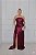VESTIDO LONGO JERSEY TOMARA QUE CAIA DECOTE DETALHE BUSTO TRANSPASSADO FUCSIA - Imagem 1