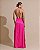 VESTIDO LONGO SEDA GOLA BOBA DETALHE CINTURA PINK - Imagem 2