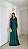 VESTIDO LONGO JERSEY MANGA LONGA DECOTE DRAPEADO AMARRAÇAO E DETALHE COSTAS VERDE ESMERALDA - Imagem 1