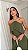 VESTIDO LONGO CHIFFON ALÇA BRILHO CAMADAS FRENTE VERDE OLIVA - Imagem 3