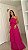 VESTIDO LONGO CHIFFON ALÇA BRILHO CAMADAS FRENTE PINK - Imagem 3