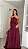 VESTIDO LONGO CHIFFON ALÇA BRILHO CAMADAS FRENTE MARSALA - Imagem 2