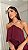 VESTIDO LONGO CHIFFON ALÇA BRILHO CAMADAS FRENTE MARSALA - Imagem 3