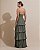 VESTIDO LONGO CHIFFON TOMARA QUE CAIA PLISSADO BUSTO E COMPRIMENTO VERDE OLIVA - Imagem 2