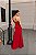 VESTIDO LONGO CHIFFON TOMARA QUE CAIA DECOTE CORAÇÃO C/ BUSTO ESTRUTURADO SAIA PLISSADA VERMELHO - Imagem 2