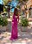 VESTIDO LONGO LUREX TOMARA QUE CAIA DRAPEADO COMPRIMENTO FUCSIA - Imagem 2
