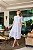 VESTIDO MIDI MANGA EM LAISE COM BOTÕES FRENTE BRANCO - Imagem 1