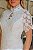 VESTIDO MIDI GOLA ALTA COMPRIMENTO EM RENDA BRANCO - Imagem 2