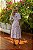 VESTIDO MIDI RENDA GUIPIR FLORAL DECOTE ARREDONDADO BRANCO - Imagem 3