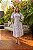 VESTIDO MIDI RENDA GUIPIR FLORAL DECOTE ARREDONDADO BRANCO - Imagem 1