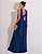 VESTIDO TOMARA QUE CAIA CREPE COM SAIA DE TULE AZUL ROYAL - Imagem 2