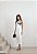VESTIDO MIDI TOMARA QUE CAIA DETALHE BUSTO DOBRADO DRAPEADO CINTURA BRANCO - Imagem 1