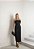 VESTIDO TOMARA QUE CAIA DETALHE BUSTO DETALHE PEPLUM NA CINTURA PRETO - Imagem 1