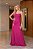 VESTIDO LONGO CHIFFON TOMARA QUE CAIA DETALHE DRAPEADO BUSTO E DETALHE SAIA PINK - Imagem 1