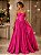 VESTIDO LONGO TAFETA TOMARA QUE CAIA DETALHE BUSTO PINK - Imagem 1