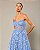 VESTIDO LONGO MICROTULE 3D TOMARA QUE CAIA BUSTO CORSET COMPRIMNETO C/ FLORES AZUL SERENITY - Imagem 2