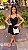 VESTIDO CURTO CHIFFON DECOTE CORAÇÃO ALÇA FINA SAIA EVASÊ C/ BARRA BABADOS PRETO - Imagem 1