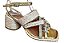 SANDÁLIA ALLYMA MALDIVAS OURO - Imagem 1