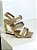 SANDALIA BICOLOR OURO - Imagem 1