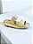 RASTEIRA FLAT ALLYMA RAFIA OURO - Imagem 1