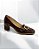 SCARPIN ALLYMA CROCO DASLU MALBEC - Imagem 1