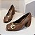 SCARPIN FECHADO ALLYMA MADRI MARROM - Imagem 5