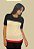 Blusa Tomasini Tricot Tri Colore Manga Curta - Imagem 7