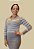 Blusa Listrada Tomasini Tricot Gola Polo - Imagem 6