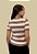 Blusa Listrada Tomasini Tricot Manga Curta - Imagem 2
