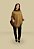 Poncho Tomasini Tricot Com Pele - Imagem 11