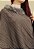 Poncho Tomasini Tricot Com Pele - Imagem 4