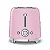 Torradeira 2 fatias Smeg, Anni 50, Rosa, 220V - Imagem 3