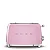 Torradeira 2 fatias Smeg, Anni 50, Rosa, 220V - Imagem 1