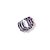 Brinco Piercing Negro com Linhas Navetes (com variações) - Imagem 1