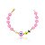 Pulseira com Emoji em Resina e Olho Grego - Imagem 2
