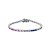 Pulseira Riviera e Zircônias Redondas Coloridas - Imagem 1