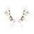 Brinco Ear Cuff Cristais Retangulares Rainbow - Imagem 1