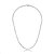 Colar Riviera 3 Garras Coração Branco 40cm - Imagem 1