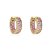 Brinco Chuva de Gotas Champagne - Imagem 1