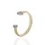 Pulseira de Malha Aberta com Detalhe Cravejado nas Pontas (com variações) - Imagem 2