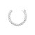 Pulseira Riviera Zircônias Quadradas Cravejadas ao Redor com Microzircônias Brancas (com variações) - Imagem 2