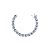 Pulseira Riviera Zircônias Quadradas Cravejadas ao Redor com Microzircônias Brancas (com variações) - Imagem 3