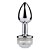 Plug Anal P Em Aluminio Com Luz De Led - Imagem 2