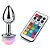Plug Anal P Em Aluminio Com Luz De Led - Imagem 1