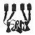 Kit Bondage Amarra Algemas Distanciadoras para Punhos e Tornozelos - Imagem 6