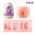 Funny Egg Masturbador Masculino Formato Vagina Em Cyberskin Vip Mix ROXO - Imagem 3