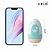 Funny Egg Masturbador Cyberskin Formato de Boca Vipmix AZUL - Imagem 10